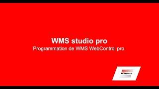 WMS studio pro - Programmation de WMS WebControl pro