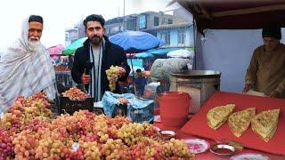 Kabul Snow day Afghani Bolani گزارش منصور، پل یک پیسه گی کابل، بولانی افغانی