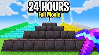 I Played Minecraft Hardcore for 24 Hours STRAIGHT FULL MOVIE