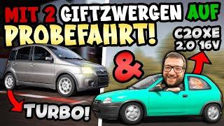 DARUM ist das FLUGPLATZRENNEN GESCHEITERT  Opel Corsa B C20XE & Fiat Panda 200HP  Auf PROBEFAHRT