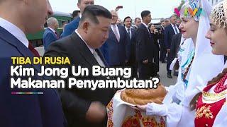 Video Kim Jong Un Ketangkap Buang Makanan Penyambutan Rusia