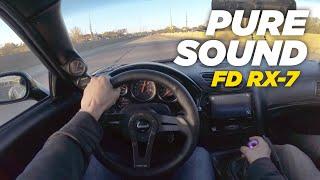 POV You drive a big turbo FD RX7  PURE SOUND 4K60