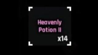 using 14 heavenly 2 potions during glitch biome in sols rng