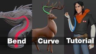 Bend Curve Deformer - ZBrush Tutorial