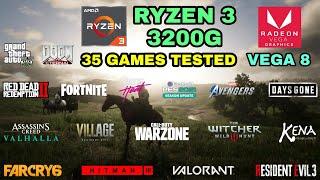 Ryzen 3 3200G Vega 8 Gaming Test  2021