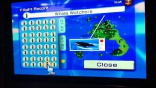 All 80 i points wii sports resortisland fly over