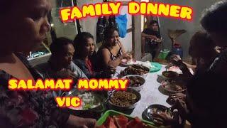 NAGPADALA SI MOMMY VIC PARA SA FAMILY DINNER NAMIN