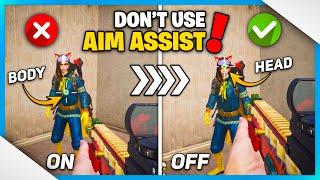 STOP USING AIM ASSIST IMMEDIATELY IN PUBGBGMI  TIPS AND TRICKS GUIDETUTORIAL