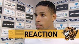 Liverpool v Hull City  Reaction With Curtis Davies