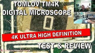 Tomlov 4K UHD Digital Microscope Test And Review with discount code TM4K