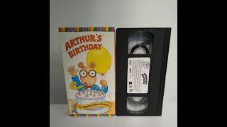 Opening & Closing To Arthurs Birthday 1999 VHS - Reversed