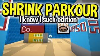 SHRINK PARKOUR 3 Minecraft Map - CrazeLarious