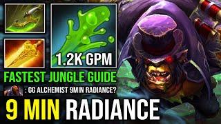 How to Get 9Min Radiance Like a Pro Alchemist with Fastest Max 6 Slotted Amazing Jungler Dota 2