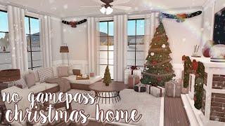 no gamepass christmas winter home ୨୧  bloxburg speedbuild  luminto