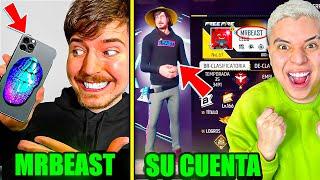 BUSQUE CUENTAS DE FAMOSOS EN FREE FIRE  Y ME ENCONTRE A MR BEAST  *REAL*