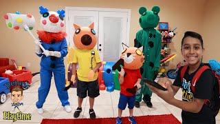 Piggy’s Toys and Roblox costumes  Deion’s Playtime Skits