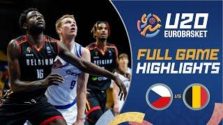 Czechia  vs Belgium   Extended Highlights  FIBA U20 EuroBasket 2024