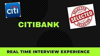 Citibank  REAL TIME INTERVIEW EXPERIENCE  Java Developer Citi Corp