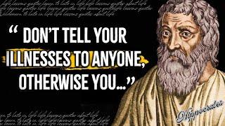 Timeless Wisdom From Hippocrates  You Should Know Before You Get Old