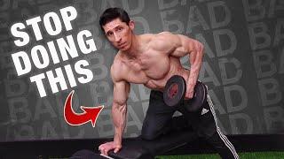 STOP F*cking Up Dumbbell Rows PROPER FORM