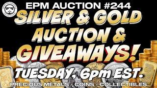 Live Silver And Gold Coin Show Auction 244