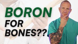 Are you using Boron for Osteoporosis?  WATCH THIS