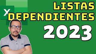 Cómo crear listas dependientes automatizables actualizado al 2023 muy facil y rápido.