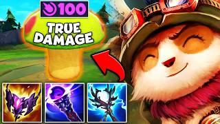 TEEMO BUT I BUILD EVERY MAGIC PEN ITEM IN THE GAME TRUE DAMAGE SHROOMS