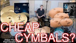 CHEAP CYMBALS SOUND DEMO - Budget Cymbals that Still Sound Great Zildjian i Series