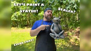 Lets Paint a Statue- Ep. 5 Should I seal my concrete statue?