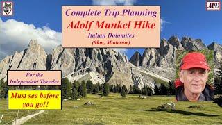 Adolf Munkel Hike 9km Moderate Italian Dolomites – Complete Trip Planning