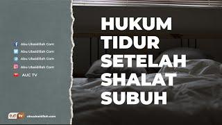 Hukum Tidur Setelah Shalat Subuh