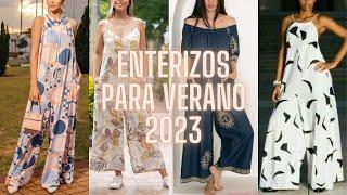 ENTERIZOS DE MODA PARA EL VERANO OUTFITS 2023FASHION JUMPSUITS FOR SUMMER OUTFITS 2023