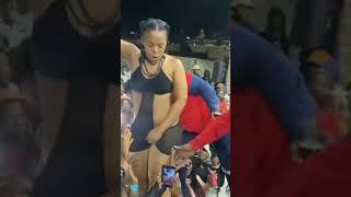 A fan licking South African dancer Zodwa Wabantus buttocks goes viral