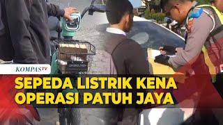 Sepeda Listrik Terjaring Operasi Patuh Polisi Catat Pelanggaran dan Tegaskan soal Ini