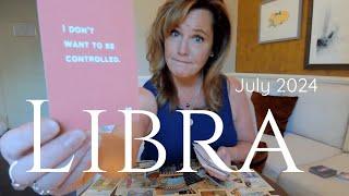 LIBRA  Pulling Back The Veil Of Illusion Gets You What You WANT MOST  July 2024 Tarot Reading