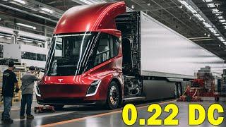 Just Happened Elon Musk LEAKED Tesla Semi Gen 2 Shock Design New Architecture & Super Battery