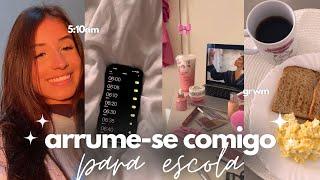 ARRUME-SE COMIGO PARA ESCOLA   escola integral GRWM