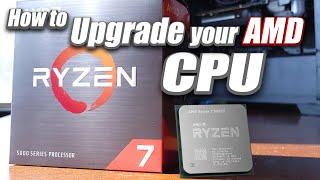 How to Upgrade an AMD Ryzen CPU AM4 Socket