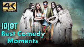 Best Comedy Moments   Idiot  Mirchi Shiva Nikki Galrani Reddin Kingsley  4K English Subtitle