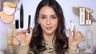 WESTMAN ATELIER CONCEALER vs VICTORIA BECKHAM CONCEALER Full Day Wear Test + Gucci Highlighter