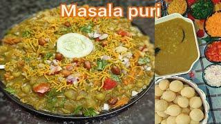 Street Style Masala Puri chaat recipe by yummy foods  Masala puri  Bangalore Style Masala puri