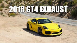 2016 Porsche Cayman GT4 Stock Exhaust