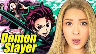 Couple Reacts To DEMON SLAYER For The First Time Season 1 Supercut