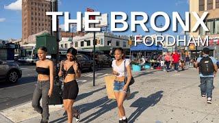 NEW YORK CITY Walking Tour 4K - THE BRONX - FORDHAM