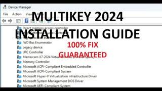 How to install Multikey 2024 in Windows 11 Mastercam Solidcam