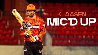 Micd Up with Heinrich Klaasen  SunRisers Hyderabad