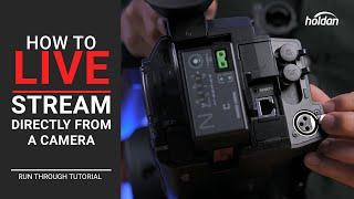 How to Live Stream From Any Camera with a Built-In Streaming Encoder  Walkthrough Tutorial  CX350