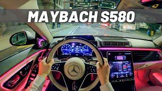 2021 Mercedes-Maybach S580  POV NIGHT DRIVE