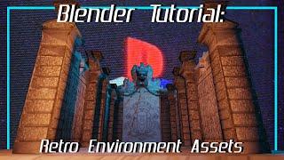 Lowpoly PS1 Style Environment Assets Tutorial  Blender Tutorial